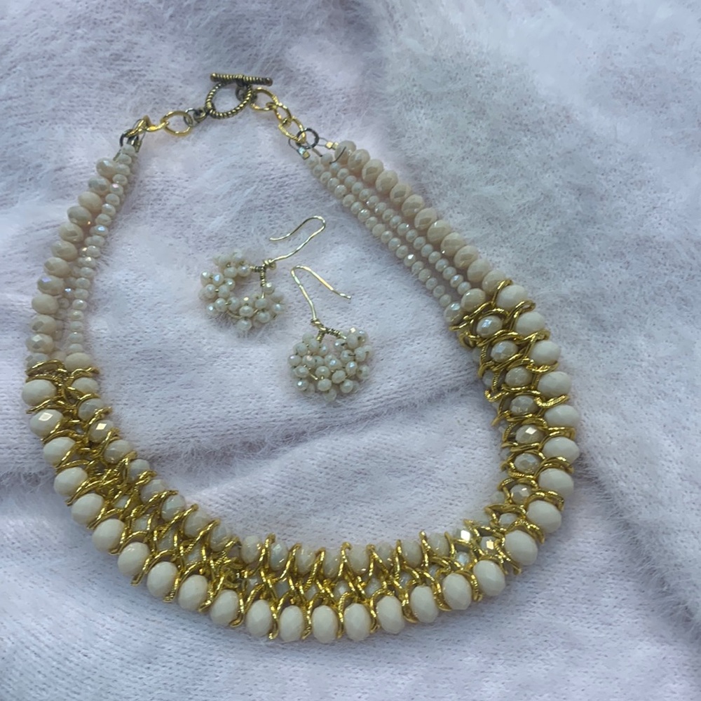 Handmade Earring and Necklace Set